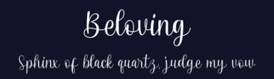 Beloving by MJB Letters — Script Handwritten Font — thumbnail 2