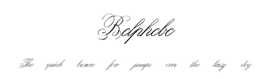 Belphebe by The Scriptorium — Script Handwritten Font
