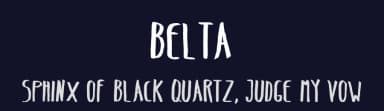 Belta by Antipixel — Script Handwritten Font — thumbnail 2