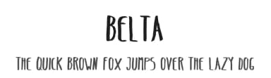 Belta by Antipixel — Script Handwritten Font — thumbnail 1