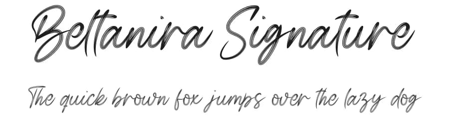 Beltanira Signature by Scratchones — Script Handwritten Font