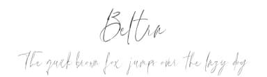 Beltra by Team Project — Script Handwritten Font — thumbnail 1