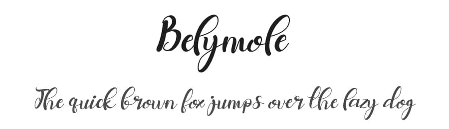 Belymole by Letterena Studios — Script Handwritten Font