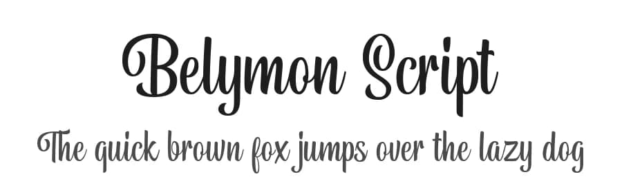 Belymon Script by Letterhend Studio — Script Handwritten Font
