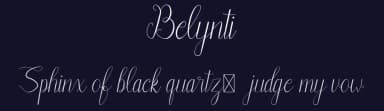 Belynti by Amru ID — Script Handwritten Font — thumbnail 2