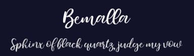 Bemalla by Alit Design — Script Handwritten Font — thumbnail 2