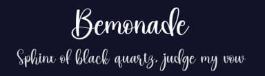 Bemonade by Scratchones — Script Handwritten Font — thumbnail 2