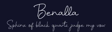 Benalla by AEN Creative Studio — Script Handwritten Font — thumbnail 2