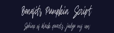 Benefits Pumpkin Script by Murebek Type — Script Handwritten Font — thumbnail 2