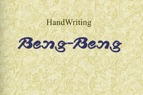 Beng Beng Font by steponestudio — Script Handwritten Font