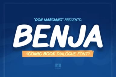 Benja Font by DonMarciano — Script Handwritten Font — thumbnail 1