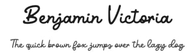 Benjamin Victoria by Kotak Kuning Studio — Script Handwritten Font — thumbnail 1