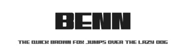 Benn by FactoryType — Sans Serif Font — thumbnail 1