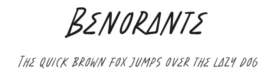 Benorante by Letterhend Studio — Script Handwritten Font