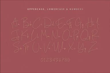 Bente Font by arukidz.fl — Script Handwritten Font — thumbnail 5