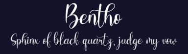 Bentho by Nirmana Visual — Script Handwritten Font — thumbnail 2