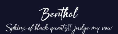 Benthol by Typeline Studio — Script Handwritten Font — thumbnail 2