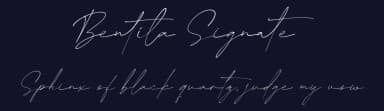 Bentila Signate by Letterena Studios — Script Handwritten Font — thumbnail 2