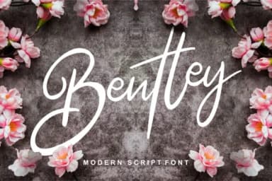 Bentley Font by Vunira — Script Handwritten Font — thumbnail 1