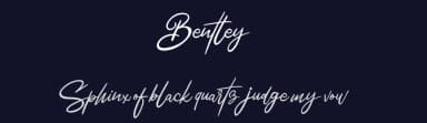 Bentley by Vunira Design — Script Handwritten Font — thumbnail 2