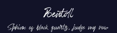 Bentoll by Arief HK — Script Handwritten Font — thumbnail 2