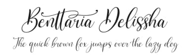 Benttaria Delissha by Perspectype Studio - Letterena.com — Script Handwritten Font — thumbnail 1