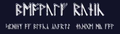 Beowulf Runic by Samyuli — Dingbats Font — thumbnail 2
