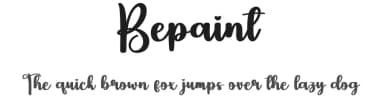 Bepaint by Andi Moz — Script Handwritten Font — thumbnail 1