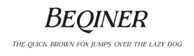 Beqiner by Denustudios — Serif Font — thumbnail 1