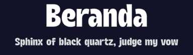 Beranda by Genetypeco — Sans Serif Font — thumbnail 2