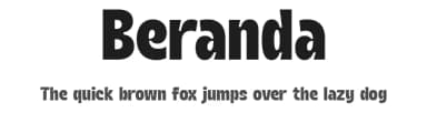 Beranda by Genetypeco — Sans Serif Font — thumbnail 1