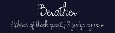 Berather by Muhammad Wahyudin — Script Handwritten Font — thumbnail 2