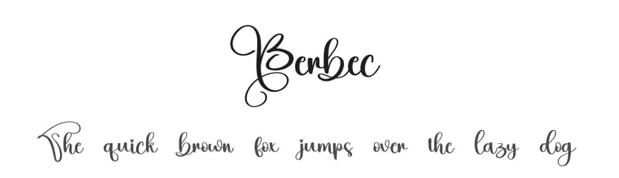 Berbec by Scratchones — Script Handwritten Font