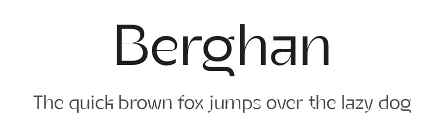 Berghan by Craft Supply Co. — Sans Serif Font