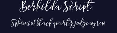 Berhilda Script by mightype — Script Handwritten Font — thumbnail 2
