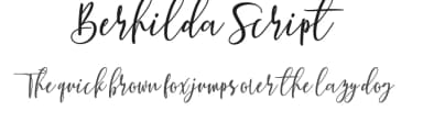 Berhilda Script by mightype — Script Handwritten Font — thumbnail 1
