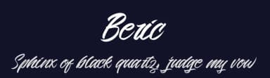 Beric by Typotopia Studio — Script Handwritten Font — thumbnail 2