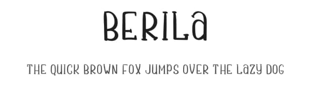 Berila by Crystal GiftsStudio — Script Handwritten Font
