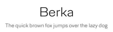 Berka by Wahyu & Sani Co. — Sans Serif Font — thumbnail 1
