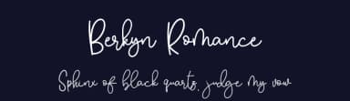 Berkyn Romance by Creakokun Studio — Script Handwritten Font — thumbnail 2