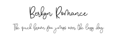 Berkyn Romance by Creakokun Studio — Script Handwritten Font — thumbnail 1
