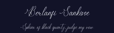Berlanfi Sankisse by Letterena Studios — Script Handwritten Font — thumbnail 2