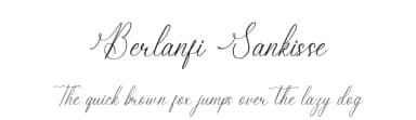 Berlanfi Sankisse by Letterena Studios — Script Handwritten Font — thumbnail 1