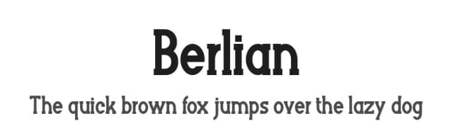 Berlian by groenstudio — Serif Font