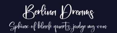 Berlina Dreams by Letterena Studios — Script Handwritten Font — thumbnail 2
