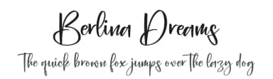 Berlina Dreams by Letterena Studios — Script Handwritten Font — thumbnail 1