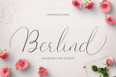 Berlind Font by joelpopon — Script Handwritten Font — thumbnail 1