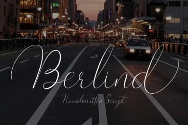Berlind Font by joelpopon — Script Handwritten Font — thumbnail 9