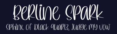 Berline Spark by Perspectype Studio - Letterena.com — Script Handwritten Font — thumbnail 2