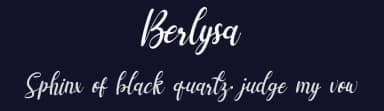 Berlysa by Letterena Studios — Script Handwritten Font — thumbnail 2